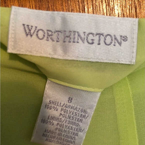 Worthington skirt; size 8; lime green ombré - Picture 3 of 3